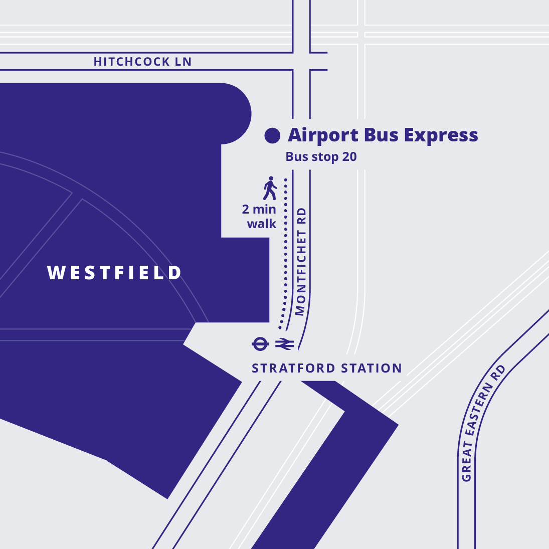 View map for London Stratford